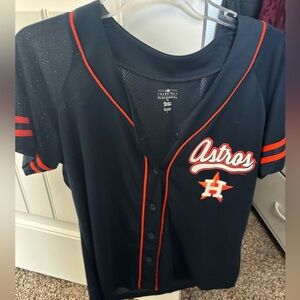 Astros Navy Baseball Jersey